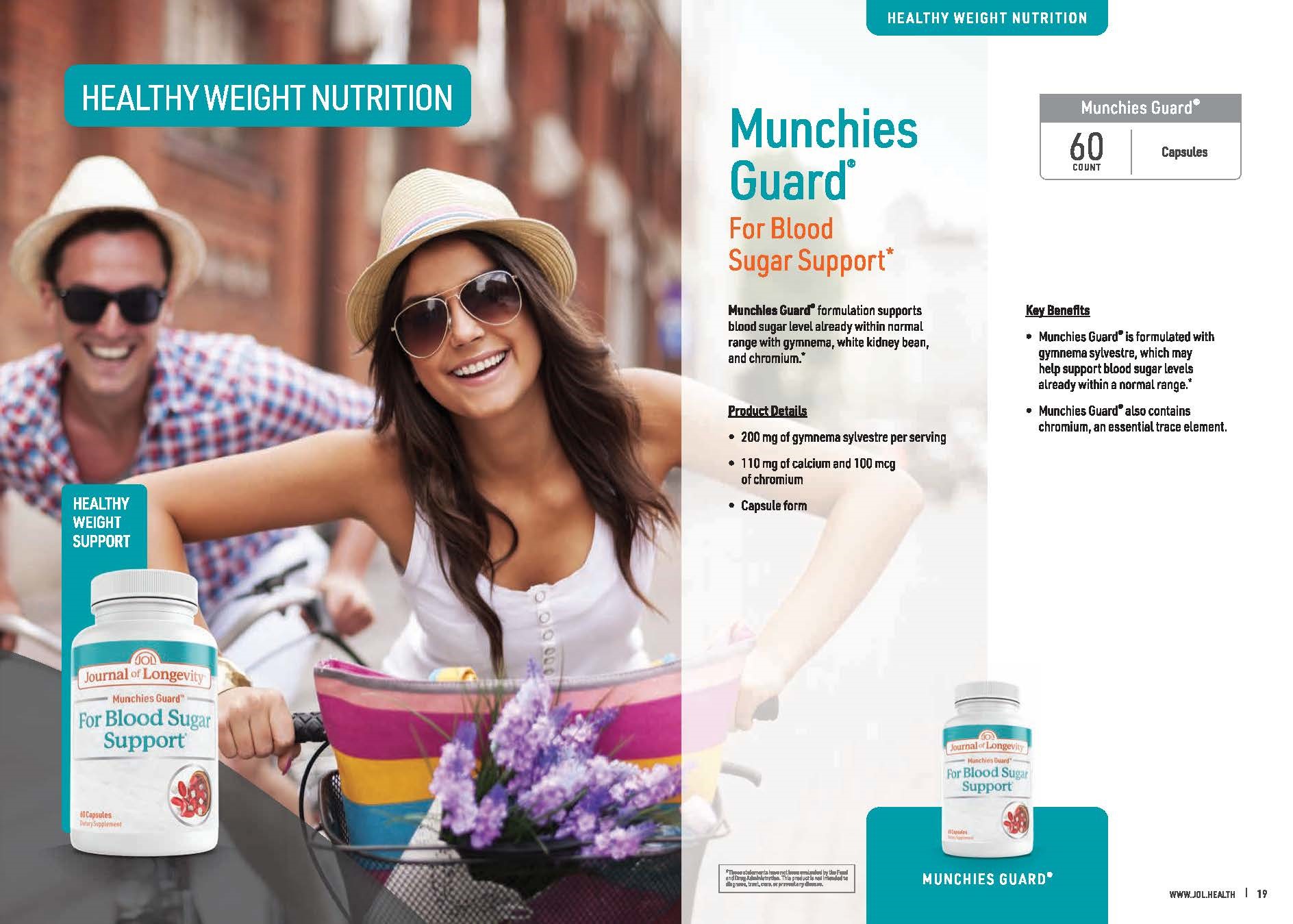 Journal of Longevity Munchies Guard for Blood Sugar Support Capsule With Chromium and Gymnema 